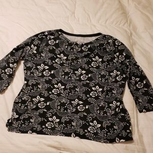 Lands End elbow length sleeve shirt size XL